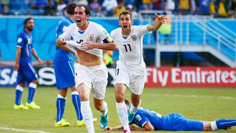 02h00 ng&agrave;y 14/6, Uruguay vs Jamaica: Nh&agrave; v&ocirc; địch thị uy