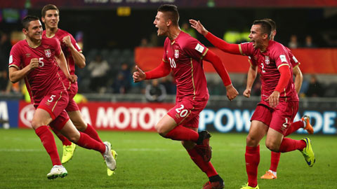 11h30 ngày 14/6, U20 Serbia vs U20 Mỹ: Serbia rộng cửa vào bán kết