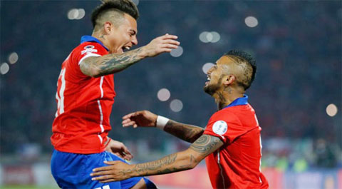 06h30 ngày 20/6, Chile vs Bolivia: Chile cần ngôi đầu