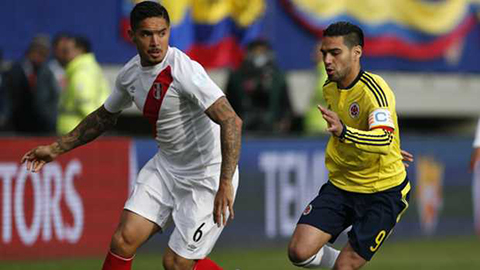 Colombia chia điểm trước Peru