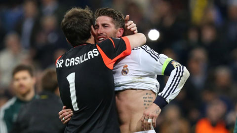 Việc Ramos và Casillas nhiều khả năng cùng rời Real Hè này, phòng thay đồ Bernabeu sẽ êm ấm hơn