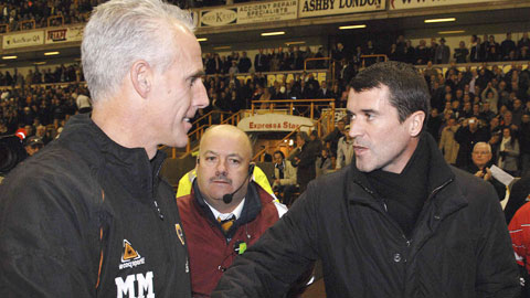 Roy Keane và HLV McCarthy