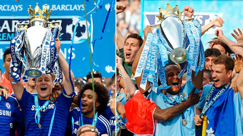 Màu xanh của Chelsea và Man City vẫn sẽ bao phủ Premier League 2015/16