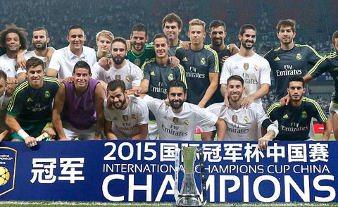 Real đã vô địch International Champions Cup phiên bản Trung Quốc
