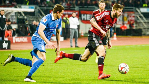 23h30 ngày 31/7: Nuernberg vs Heidenheim