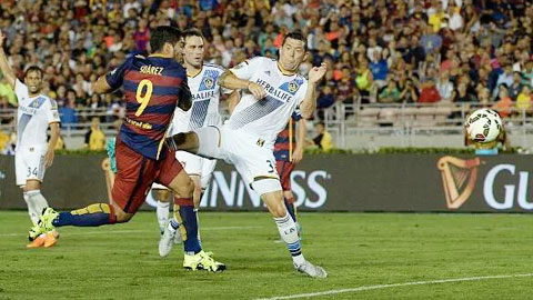 Với 3 bàn, Suarez là cầu thủ ghi bàn tốt nhất ở Barca trong loạt trận giao hữu vừa qua