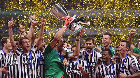  Juventus giành Siêu cúp Italia lần thứ 7 trong lịch sử