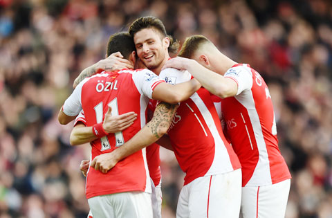 Niềm tin nơi Arsenal ngày càng lên cao