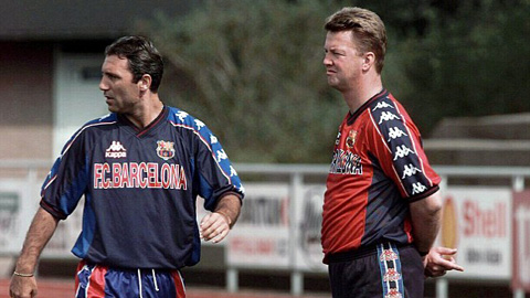 Stoichkov và Van Gaal vốn bất hòa khi còn ở Barca