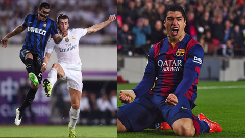 Bale chơi rất nhạt nhòa dù được đặt nhiều kỳ vọng, trong khi Suarez lại tỏa sáng tưng bừng