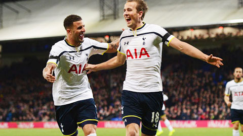 Tottenham luôn đặt niềm tin vào những cầu thủ Anh như Kane (phải) hay Walker