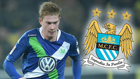 Man City đang làm mọi cách để thuyết phục Wolfsburg nhả De Bruyne