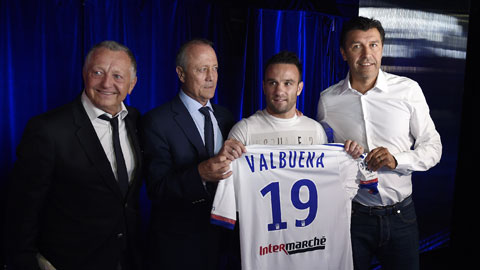 Sự xuất hiện của Valbuena rất quan trọng với Lyon