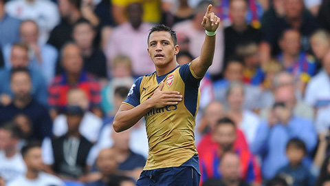 Alexis Sanchez có một trận đấu ấn tượng
