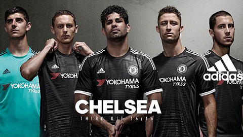 Các cầu thủ Chelsea trong trang phục mới
