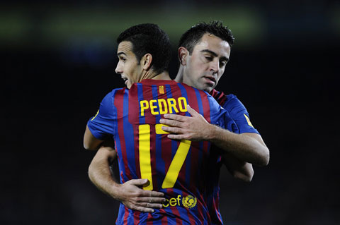 Xavi và Pedro đều đã rời Barca