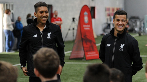 Firmino và Coutinho là cặp đôi ăn ý ở tuyển Brazil