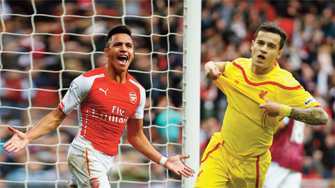 Coutinho và Sanchez đều là những cầu thủ hay nhất của Liverpool và Arsenal mùa trước.