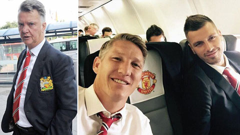Van Gaal và các học trò đã có mặt ở Bruges, Bỉ
