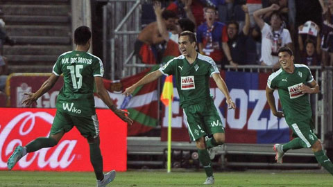 Eibar chính là đội ghi được nhiều bàn thắng nhất ở vòng khai mạc La Liga