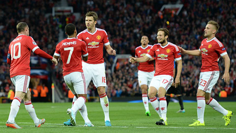 Man United ăn mừng chiến thắng