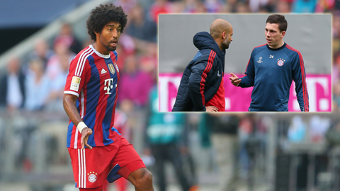 Bayern muốn cho mượn Hojbjerg (ảnh nhỏ), còn Dante rất an toàn với vị trí của mình