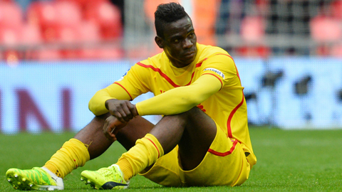 Balotelli gây thất vọng sau 1 năm khoác áo Liverpool với chỉ 1 bàn thắng tại Premier League