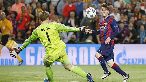 Pha ghi bàn đẹp mắt của Messi