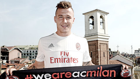 Thêm Kucka, tuyến giữa Milan hiện có 8 cầu thủ