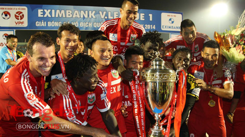 B.Bình Dương là đội sở hữu nhiều danh hiệu vô địch V.League nhất trong lịch sử - Ảnh: Anh Tài