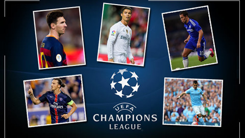 Các đội bóng lớn đã gửi danh sách cầu thủ tham dự Champions League 2015/16