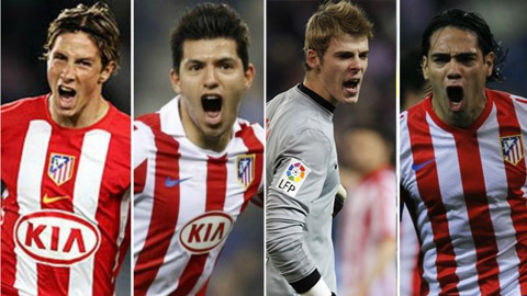 Torres - Aguero - De Gea - Falcao