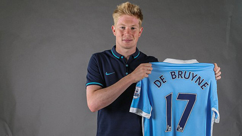 De Bruyne, bản hợp đồng đắt giá nhất giải Ngoại hạng Anh mùa Hè này
