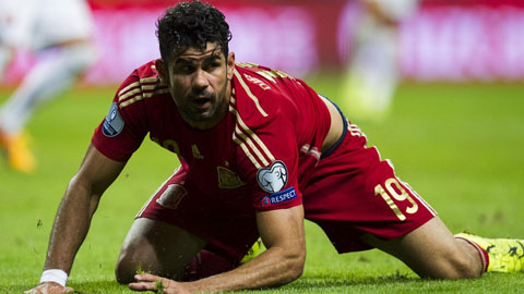 Costa gây thất vọng trong màu áo ĐT Tây Ban Nha