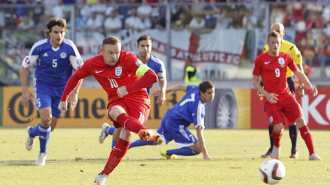 Pha làm bàn giúp Rooney trở thành cầu thủ ghi nhiều bàn thắng nhất trong lịch sử ĐT Anh