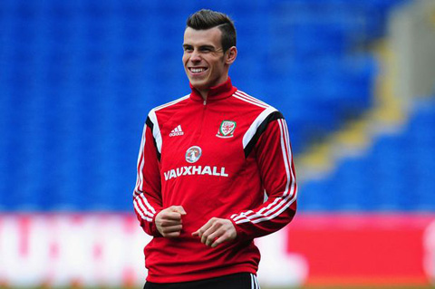 Ở ĐT Xứ Wales, nụ cười luôn thường trực trên môi Bale