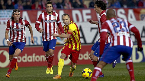 Atletico Madrid đặt nhiều quyết tâm đánh bại Barcelona trên sân nhà