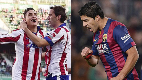 Godin-Gimenez sẽ có màn đối đầu thú vị với Suarez