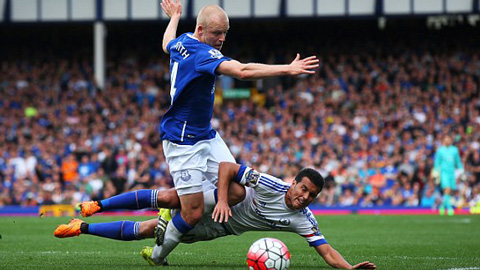 Naismith xuất sắc lập hat-trick giúp Everton đả bại Chelsea