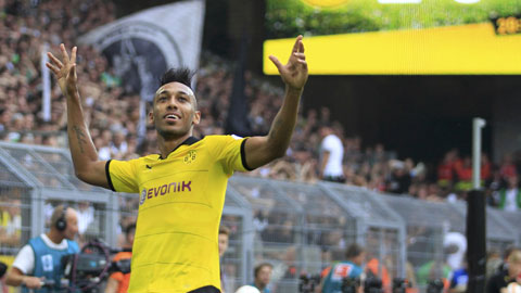 Aubameyang đã có 5 bàn thắng sau 4 trận tại Bundesliga mùa này