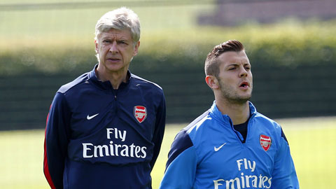 Wenger sẽ tiếp tục không có sự phục vụ của Wilshere tới cuối năm