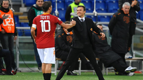 Những va chạm với Totti đã giúp Enrique bản lĩnh và khôn ngoan hơn
