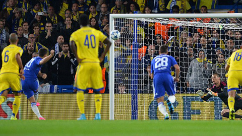 Hazard không có duyên ghi bàn ở trận gặp Maccabi Tel Aviv