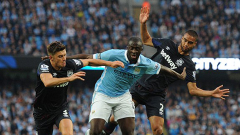 West Ham có 1 trận đấu quả cảm trên sân Etihad