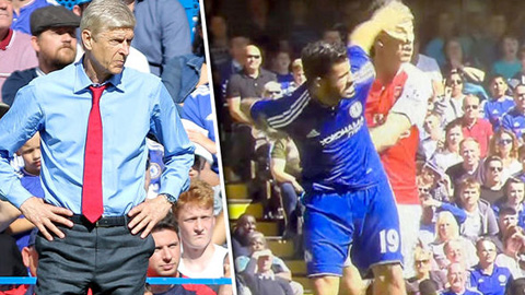 Wenger không hài lòng khi Paulista bị thẻ đỏ