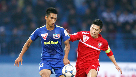 Hoàng Thiên (trái) đã thuộc về SHB.ĐN