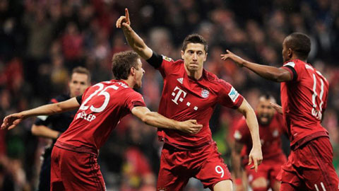 Bayern thường chơi vật vờ ở hiệp 1 trước khi bùng nổ trong hiệp 2