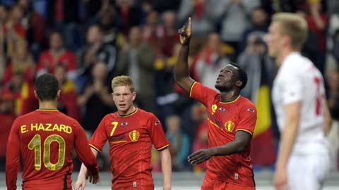 Một chiến thắng nhẹ nhàng trước Israel là mục tiêu không khó khăn với Lukaku (bìa phải) cùng đồng đội