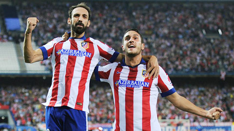 Koke (phải) và đồng đội sẽ bỏ túi 3 điểm khi được đón tiếp Valencia?