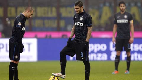  Không dễ để Icardi và đồng đội chấm dứt chuỗi 4 trận liên tiếp toàn hòa và thua tại Serie A